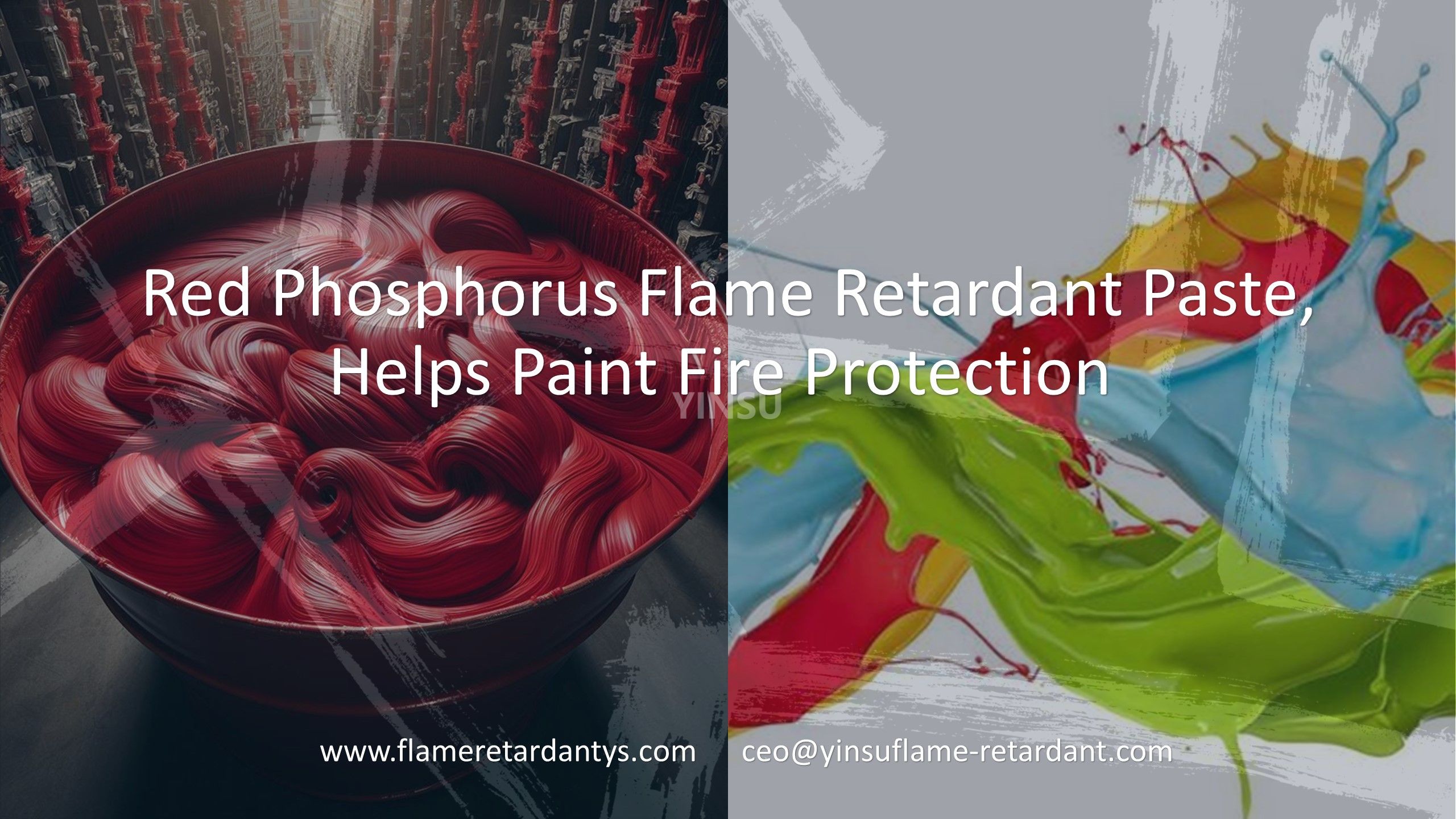 Огнезащитная паста с красным фосфором обеспечивает огнезащиту краски