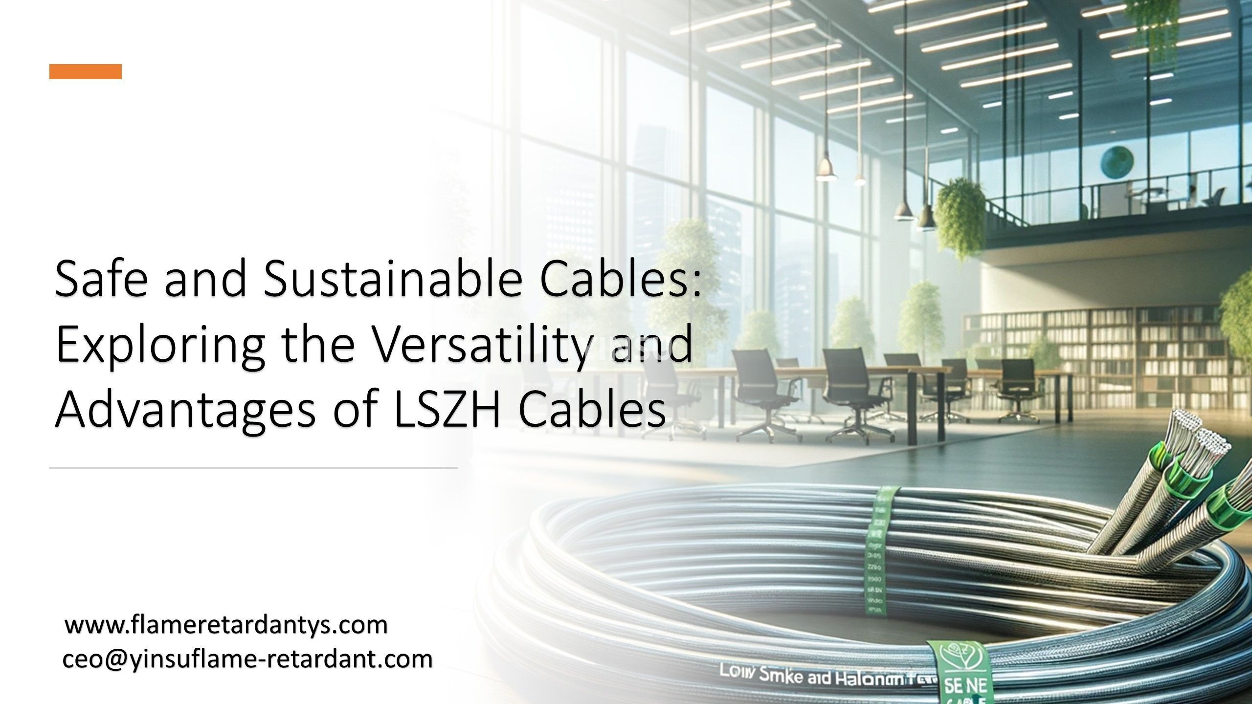 3.1 Безопасные и устойчивые кабели. Исследование универсальности и преимуществ кабелей LSZH.