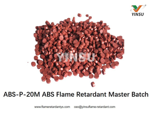 Pyrostop ABS-P-20M: высокопроизводительный красный фосфорный огнезависимая мастерная партия для ABS