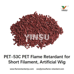 PET огнестойкий защитник для короткого нити, искусственный парик - PET - 53c